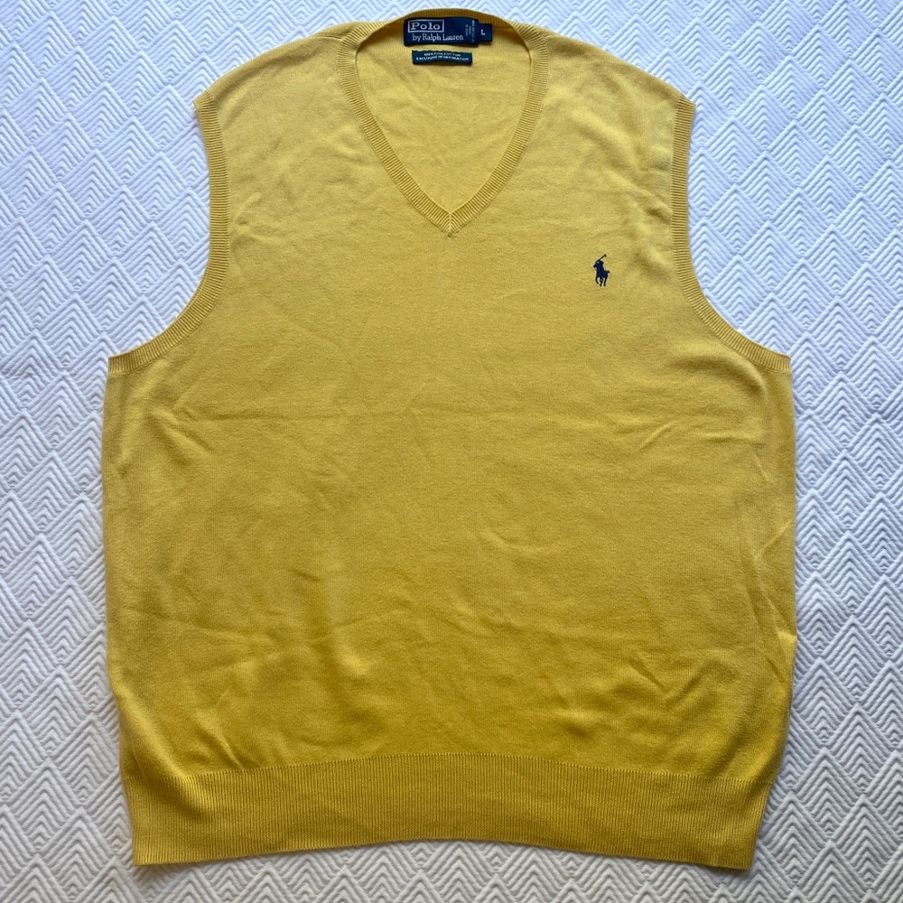 Polo Ralph Lauren Men’s Pima Cotton Vest, Size Large